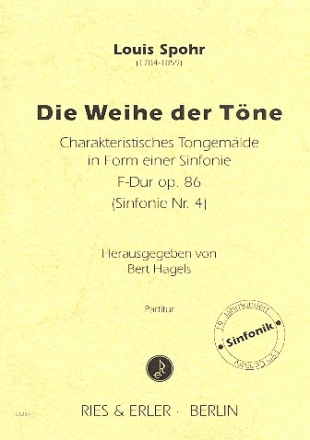 Sinfonie F-Dur Nr.4 op.86 für Orchester Partitur