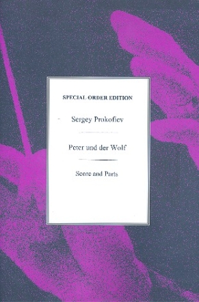 Peter und der Wolf for flexible winds and piano score and parts