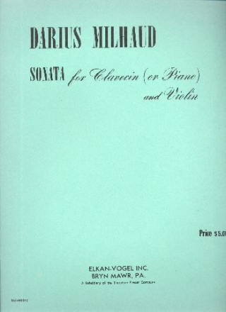 Sonata for violin and piano