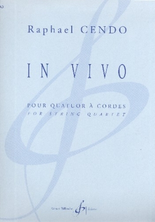 In Vivo pour quatuor  cordes partition et parties