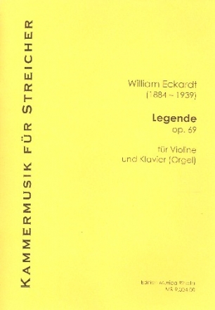 Legende op.69 fr Violine und Klavier (Orgel)