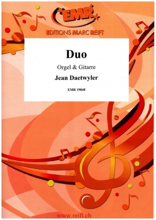 Duo fr Orgel und Gitarre Partitur und Stimme