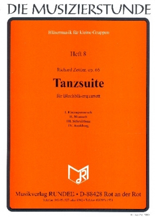 Tanzsuite op.66 fr 4 Blechblser Partitur und Stimmen