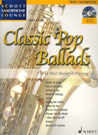 Classic Pop Ballads (+Online Audio) fr Tenorsaxophon und Klavier