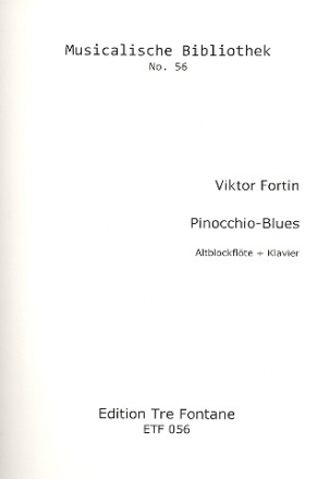 Pinocchio-Blues fr Altblockflte und Klavier