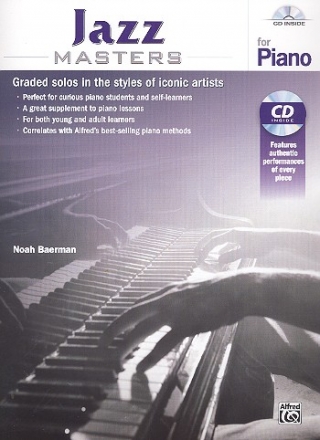 Jazz Masters (+CD): for piano