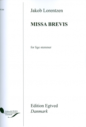 Missa brevis for female chorus and organ score