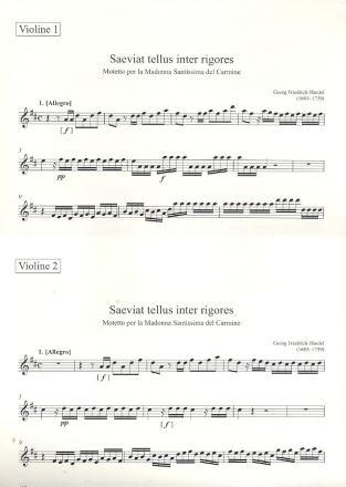 Saeviat tellus inter rigores fr Sopran, 2 Oboen, Streicher und Bc Instrumentalstimmen (Oboen-3-2-1-2)