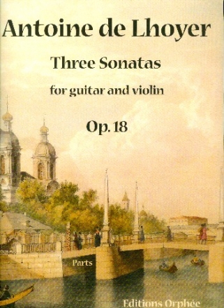 3 Sonaten op.18 for violin and guitar parts