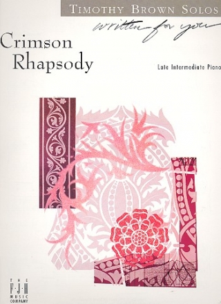 Crimson Rhapsody for late intermediate piano