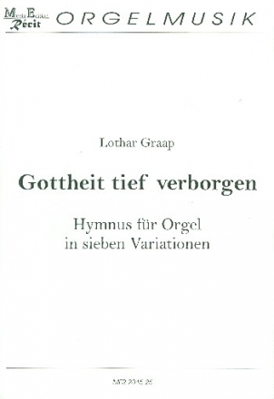 Gottheit tief verborgen fr Orgel