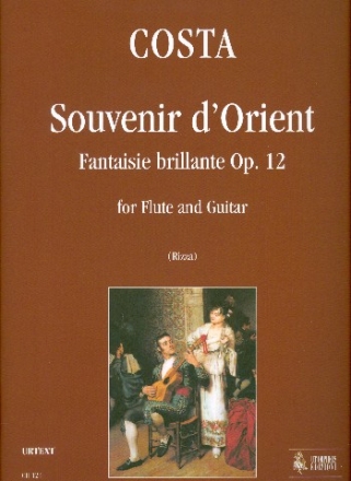 Souvenir d'Orient op.12 for flute and guitar score and parts