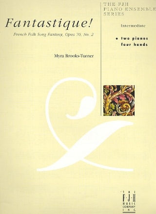 Fantastique op.70,2 for 2 pianos 4 hands 2 scores