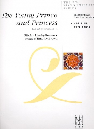 The young Prince and Princess op.35 for piano 4 hands score