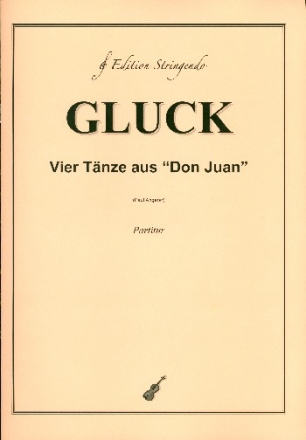 4 Tnze aus Don Juan fr Streichquartett Partitur