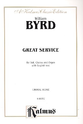 The Great Service for soli, chorus and organ score