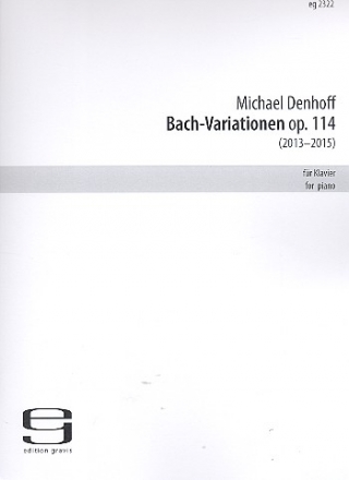 Bach-Variationen op.114 fr Klavier