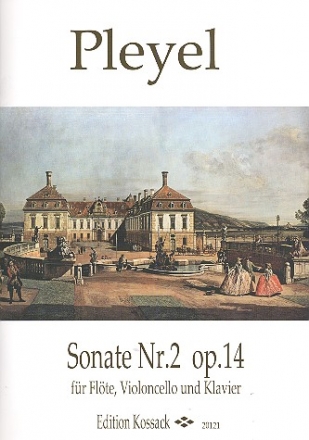 Sonate Nr.2 op.14 fr Flte, Violoncello und Klavier Stimmen