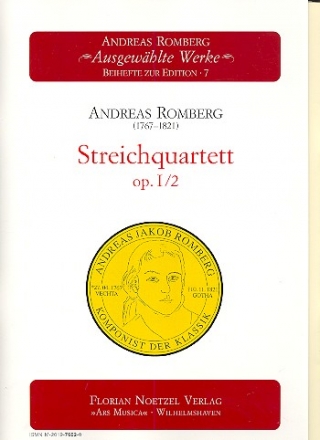 Streichquartett  op.1,2  Partitur und Stimmen