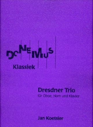 Trio op.130 fr Oboe, Horn und Klavier Partitur und Stimmen