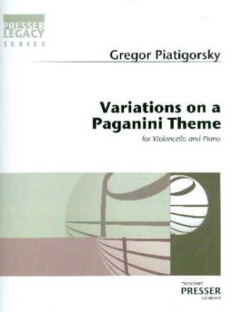 Variations on a Paganini Theme for cello and piano