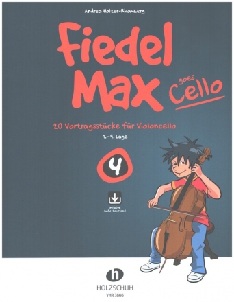 Fiedel-Max goes Cello Band 4 (+Online Audio) fr Violoncello und Klavier Violoncello