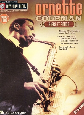 Ornette Coleman - 8 great Songs (+CD): for Bb, Eb, C and bass clef instruments