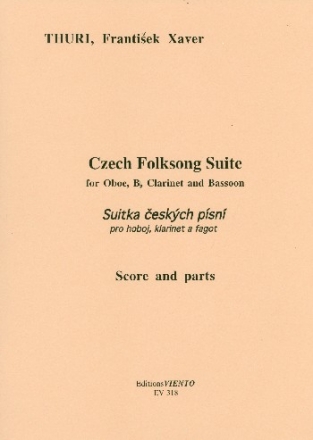 Czech Folksong Suite f�r Oboe, Klarinette und Fagott Partitur und Stimmen