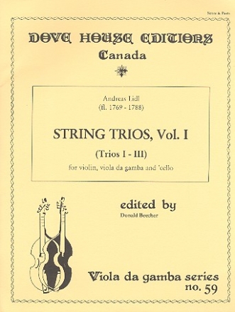 String Trios vol.1 for violin, viola da gamba and violoncello score and parts