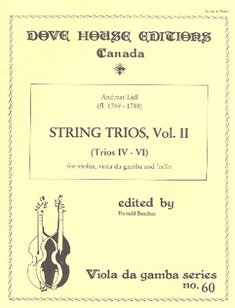 String Trios vol.2 for violin, viola da gamba and violoncello score and parts