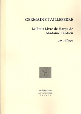 Petit livre de harpe de Mme Tardieu pour harpe