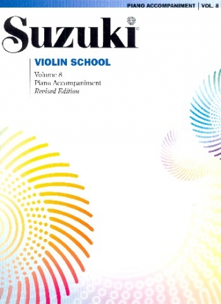 Suzuki Violin School vol.8 for violin and piano piano accompaniment