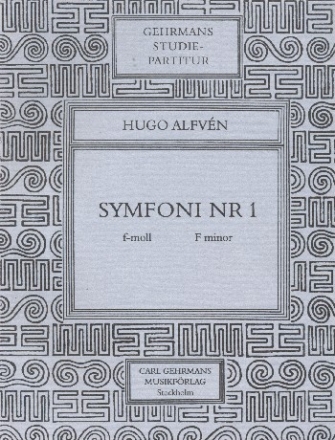 Sinfonie f-Moll Nr.1 op.7 für Orchester Studienpartitur