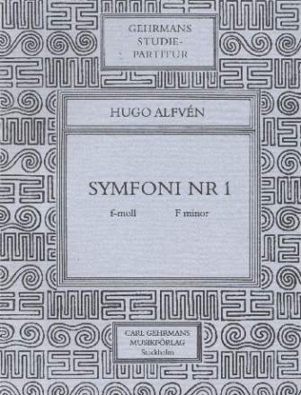 Sinfonie f-Moll Nr.1 op.7 fr Orchester Studienpartitur