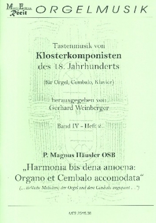 Tastenmusik von Klosterkomponisten des 18. Jahrhunderts Band 4,2 fr Orgel (Cembalo/Klavier)