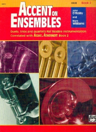 Accent on Ensembles vol.2 for 2-x wind instruments (ensemble/concert band) oboe