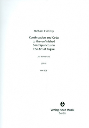 Continuation and Coda to the unfinished Contrapunctus in The Art of Fu for violin, cello and piano parts