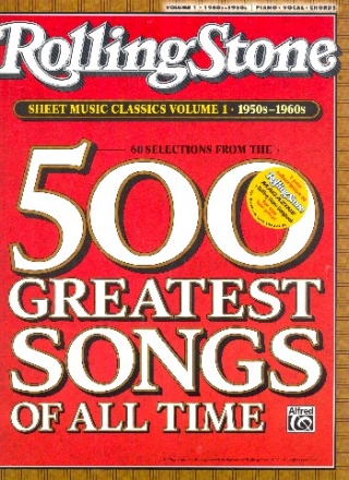 Rolling Stone - Sheet Music Classics vol.1 (19850s-1960s): songbook piano/vocal/guitar