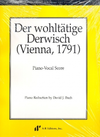 Der wohlttige Derwisch  piano vocal score