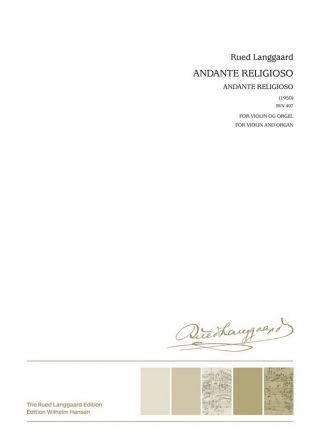 Andante religioso BVN407 fr Violine und Orgel Archivkopie
