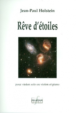 Rve dtoiles pour violon (piano ad lib) parties