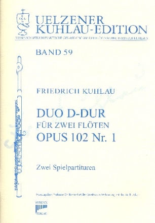 Duo D-Dur op.102,1 fr 2 Flten 2 Spielpartituren