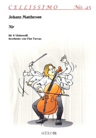 Air fr 4 Violoncelli Partitur und Stimmen