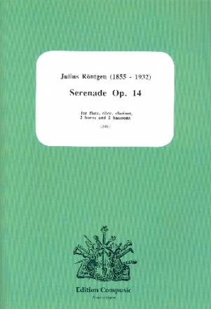 Serenade op.14 fr Flte, Oboe Klarintte, 2 Hrner und 2 Fagotte Partitur und Stimmen