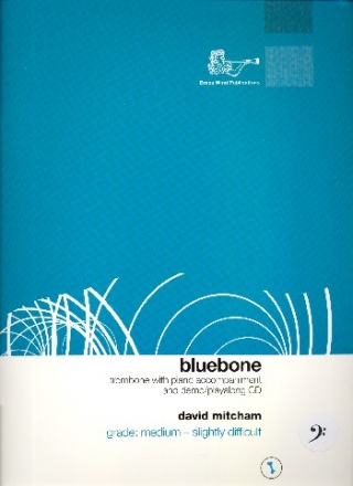Bluebone (+CD) for trombone bass clef and piano