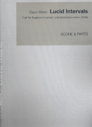 Lucid Intervals for flugelhorn (trumpet) and tuned percussion score and parts