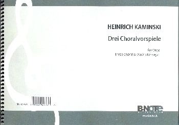 3 Choralvorspiele fr Orgel