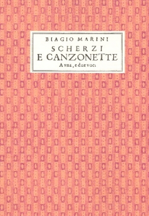 Scherzo e  canzonette a 1-2 voci facsimile