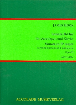 Sonate B-Dur op.99 fr Quartfagott und Klavier