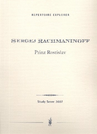 Prinz Rostislav fr Orchester Studienpartitur